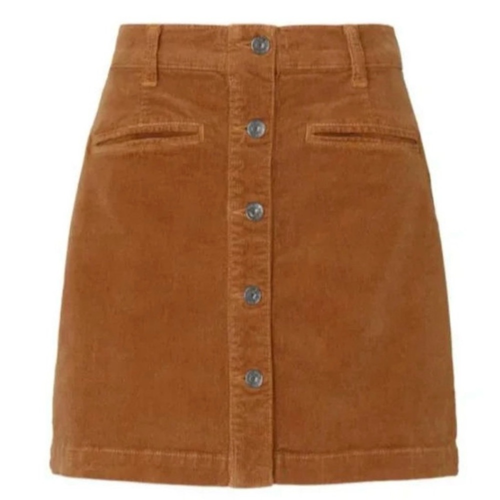 7 For All Mankind Corduroy Skirt Sz 27